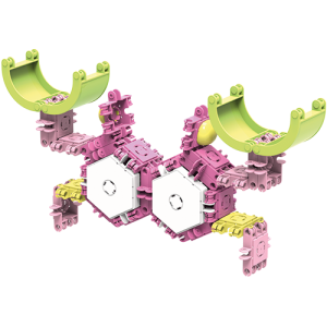 #805002 Klocki konstrukcyjne pastelowe  CLICFORMERS Blossom  - od Clics.pl zwierzeta
