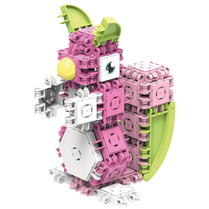 #805002 Klocki konstrukcyjne pastelowe  CLICFORMERS Blossom  - od Clics.pl wiewiórka