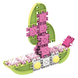 #805003 Klocki konstrukcyjne pastelowe CLICFORMERS Blossom  - od Clics.pl statek