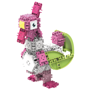 #805003 Klocki konstrukcyjne pastelowe CLICFORMERS Blossom  - od Clics.pl zwierzęta