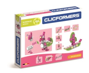 #805003 Klocki konstrukcyjne pastelowe CLICFORMERS Blossom  - od Clics.pl