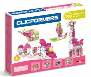 #805003 Klocki konstrukcyjne pastelowe CLICFORMERS Blossom  - od Clics.pl