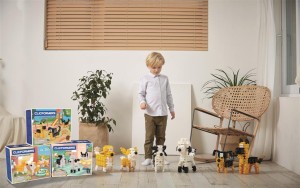 #806002 klocki konstrukcyjne CLICFORMERS loving friends black &amp; white od Clics.pl