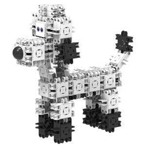 #806002 klocki konstrukcyjne CLICFORMERS loving friends black &amp; white od Clics.pl pieski