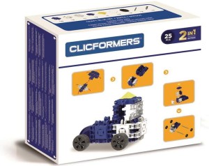#807004 Klocki konstrukcyjne dla dzieci CLICFORMERS Craft Set blue od Clics.pl