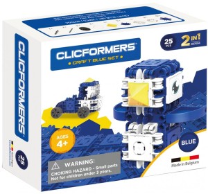 #807004 Klocki konstrukcyjne dla dzieci CLICFORMERS Craft Set blue od Clics.pl