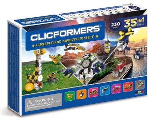 #808001 Klocki konstrukcyjne dla dzieci CLICFORMERS Creative Master Set 230el. od Clics.pl