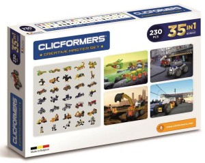 #808001 Klocki konstrukcyjne dla dzieci CLICFORMERS Creative Master Set 230el. od Clics.pl