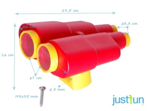 Lornetka. Akcesoria na bezpieczny plac zabaw dla dzieci. PlacZabaw.net