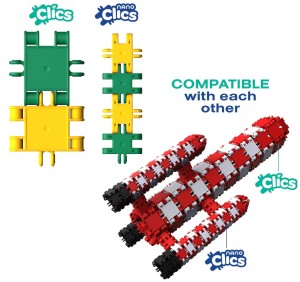 NC002 Nano Clics Kreatywni budowniczowie Klocki konstrukcyjne od clics.pl