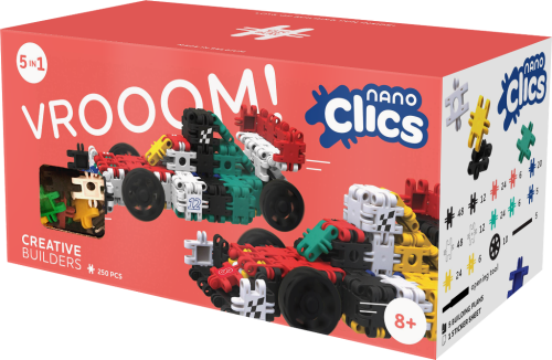 NC002 Nano Clics Kreatywni budowniczowie Klocki konstrukcyjne od clics.pl