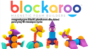 Blockaroo piankowe klocki magnetyczne zabawka STEM od Clics.pl