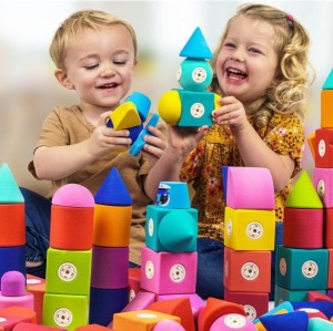 Blockaroo piankowe klocki magnetyczne zabawka STEM od Clics.pl