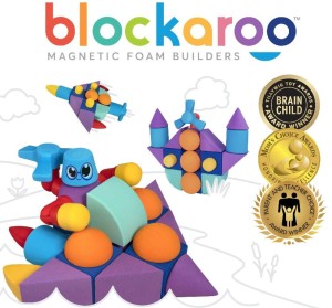 Blockaroo piankowe klocki magnetyczne zabawka STEM od Clics.pl