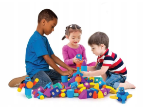 Blockaroo piankowe klocki magnetyczne zabawka STEM od Clics.pl