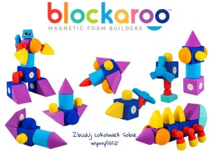 Blockaroo piankowe klocki magnetyczne zabawka STEM od Clics.pl