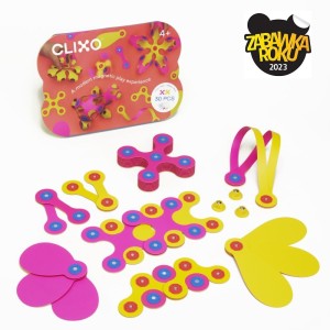 CL-5959 CLIXO CREW PINK & YELLOW ELASTYCZNE KLOCKI MAGNETYCZNE od clics.pl