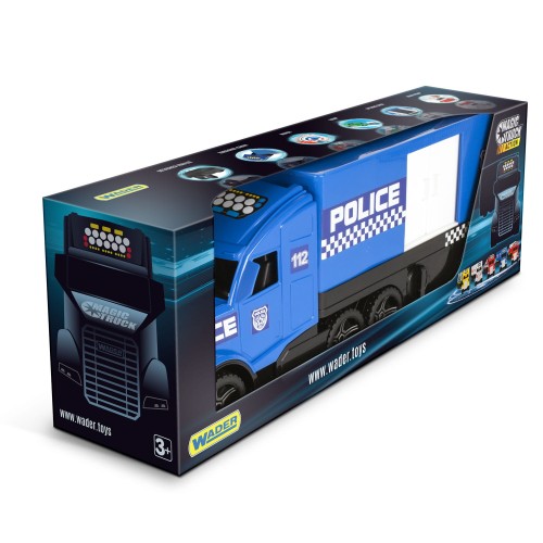 36201 Magic Truck Action Policja. Ciężarówka TIR . Zabawki Wader.pl