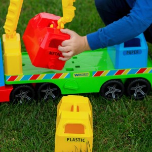 36321 Magic Truck Basic Laweta + 4 kontenery . Ciężarówka TIR . Zabawki Wader.pl