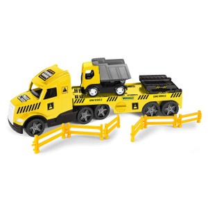 36421 Magic Truck Technic Laweta + wywrotka Ciężarówka TIR . Zabawki Wader.pl