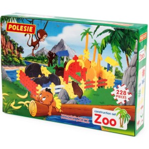 4802 ZOO KLOCKI KONSTRUKCYJNE WAFLE 228 el. Polesie Poland od clics.pl
