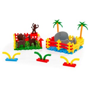 4802 ZOO KLOCKI KONSTRUKCYJNE WAFLE 228 el. Polesie Poland od clics.pl