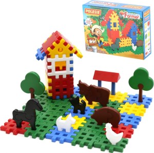 4864 Farmer Klocki Konstrukcyjne wafle 112 el. Polesie Poland od Clics.pl