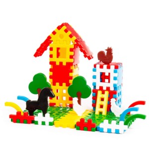 4864 Farmer Klocki Konstrukcyjne wafle 112 el. Polesie Poland od Clics.pl