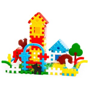 4864 Farmer Klocki Konstrukcyjne wafle 112 el. Polesie Poland od Clics.pl