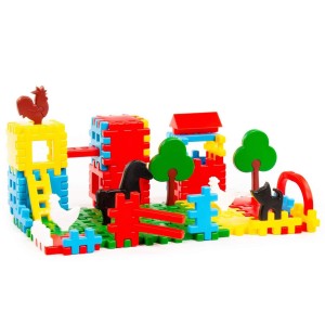 4864 Farmer Klocki Konstrukcyjne wafle 112 el. Polesie Poland od Clics.pl