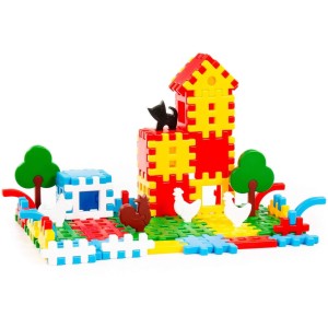 4864 Farmer Klocki Konstrukcyjne wafle 112 el. Polesie Poland od Clics.pl