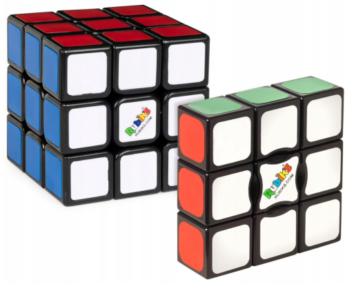Oryginalna Kostka Rubika 6064005 3x3x3  Rubiks cube + 3x3x1 Enge Simple .  Zabawka logiczna od PlacZabaw.net