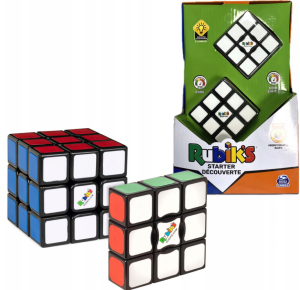 Oryginalna Kostka Rubika 6064005 3x3x3  Rubiks cube + 3x3x1 Enge Simple .  Zabawka logiczna od PlacZabaw.net