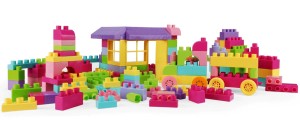 41280 WADER Kids Blocks 132el. pojemnik  klocki konstrukcyjne pastelowe od wader.pl