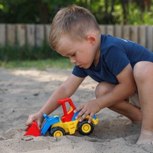 35314 SPYCHACZ ŁADOWARKA BETONIARKA AUTO TECH TRUCK Wader Zabawki  od wader.pl