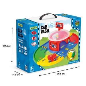 53005 Myjnia samochodowa + autko Kid Cars  WADER Play Tracks Basic od wader.pl