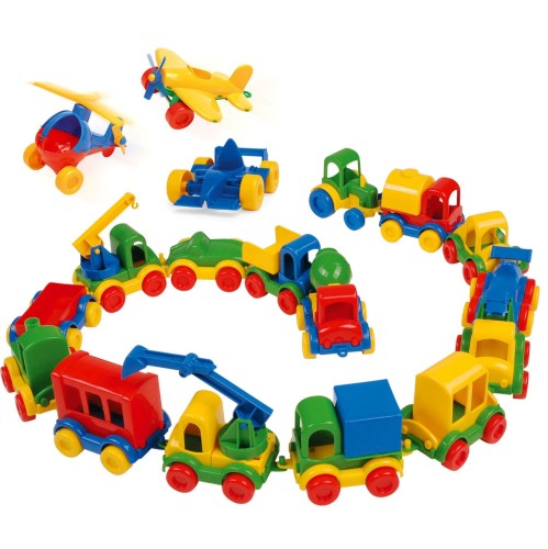 Wader 60000 Kid Cars - Zestaw 18 pojazdów od wader.pl