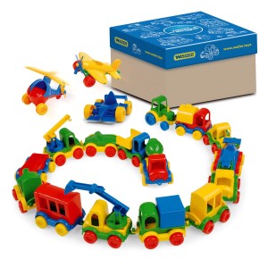 Wader 60000 Kid Cars - Zestaw 2x18 pojazdów od wader.pl