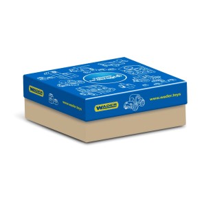 80145 Klocki konstrukcyjne Funny Wader 72 el. Zestaw przedszkolny od wader.pl