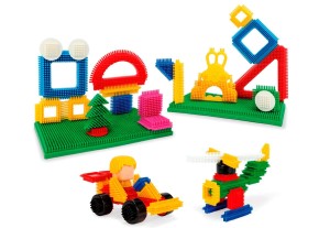 80167 Klocki konstrukcyjne Jeżyki Wader 90 el. Zestaw przedszkolny EDU od wader.pl