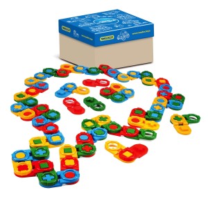 80174 DOMINO EDUKACYJNEi Wader 64 el DUŻY Zestaw przedszkolny EDU od wader.pl