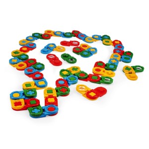 80174 DOMINO EDUKACYJNEi Wader 64 el DUŻY Zestaw przedszkolny EDU od wader.pl