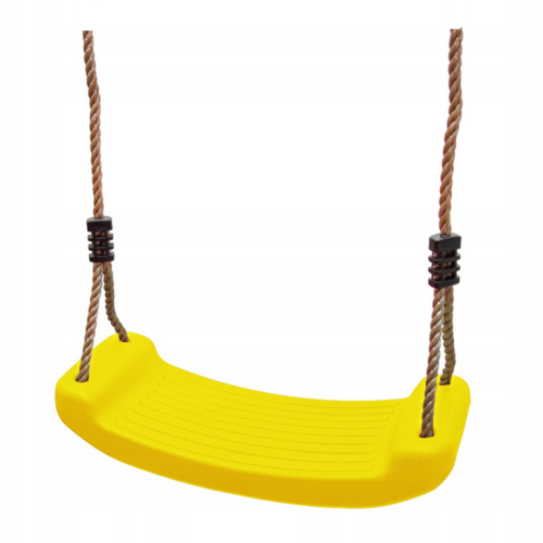 Huśtawka ogrodowa dla dzieci JF żółta. Akcesoria na plac zabaw dla dzieci.