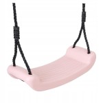 HUŚTAWKA OGRODOWA DLA DZIECI RÓŻOWA PASTELOWA KBT SIEDZISKO DESKA DO PLACU ZABAW