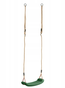 Zabawki ogrodowe dla dzieci. Hustawka ogrodowa siedzisko deska zielona