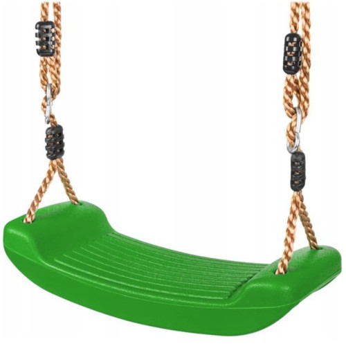 ZABAWKI OGRODOWE. HUŚTAWKA OGRODOWA DLA DZIECI ZIELONA SIEDZISKO DESKA