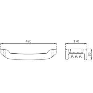 Hustawka ogrodowa dla dzieci na plac zabaw deska pastelowa  wymiary