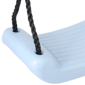 Hustawka ogrodowa dla dzieci. Akcesoria do placu zabaw. siedzisko deska pastelowa niebieska