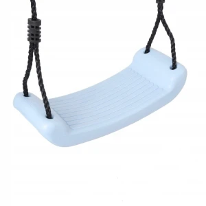 Hustawka ogrodowa dla dzieci. Akcesoria do placu zabaw. siedzisko deska pastelowa błekitna