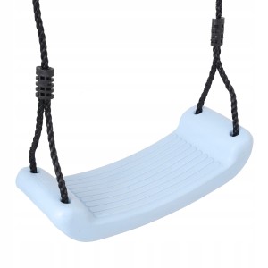 HUŚTAWKA OGRODOWA DLA DZIECI NIEBIESKA PASTELOWA KBT SIEDZISKO DESKA DO PLACU ZABAW